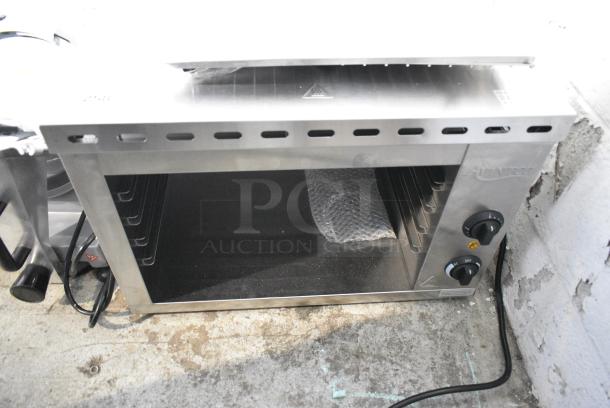 BRAND NEW SCRATCH AND DENT! 2024 Avantco Stainless Steel Commercial 23" Electric Countertop Cheese Melter. 208/240 Volts, 1 Phase. - Image 1 of 7