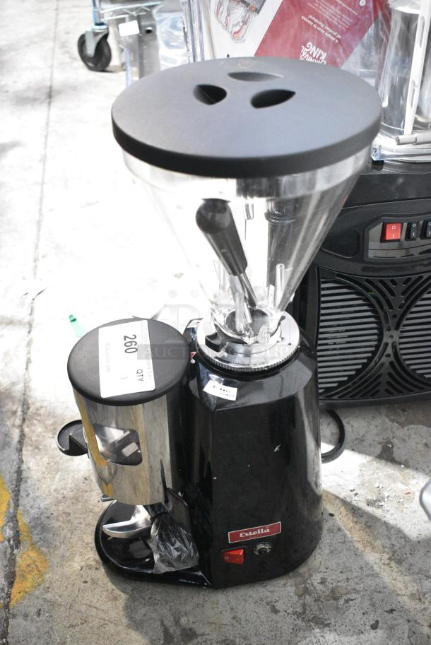 BRAND NEW SCRATCH AND DENT! Estella 236ECEG26 Caffe ECEG26 Espresso Grinder . 120 Volts, 1 Phase. Tested and Working! - Image 5 of 8