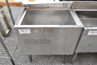 Krowne 18-24-7 Stainless Steel Ice Bin w/ Cold Plate.