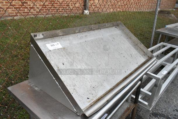 Stainless Steel Wall Mount Shelf. - Image 1 of 5