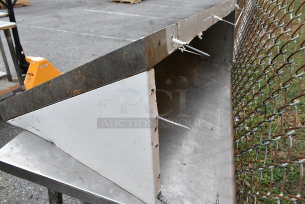 Stainless Steel Wall Mount Shelf. - Image 4 of 5