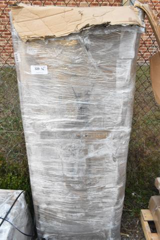 BRAND NEW SCRATCH AND DENT! Regency 600WMTB3072 30" x 72" 16-Gauge 304 Stainless Steel Wall Mounted Table with 4 1/2" Backsplash. May Be Missing Pieces.
