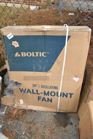 BRAND NEW SCRATCH AND DENT! 73AVF30WLFO Boltic 30" Wall-Mounted 2-Speed Oscillating Fan - 120V