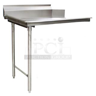BRAND NEW SCRATCH AND DENT! 600CDT24L Regency 16 Gauge 2' Clean Dish Table - Left Drainboard. May Be Missing Pieces.