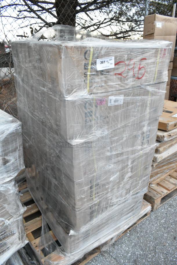 12 BRAND NEW SCRATCH AND DENT! Choice 109CARTBS2GN Small Bus Carts. May Be Missing Pieces. 12 Times Your Bid! - Image 2 of 4