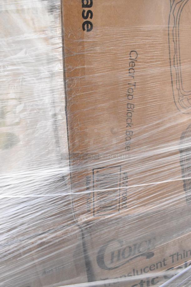 18 BRAND NEW! Boxes Including Choice Containers, 966TALLFLDB Choice White Tall-Fold 6" x 13" Dispenser Napkin - 8000/Case, 500TO993 Choice 9"x9"x3" Microwavable 3-Compartment Black / Clear Plastic Hinged Container, 795PTOKFT2 Choice Kraft Microwavable Folded Paper #2 Take-Out Container 7 3/4" x 5 1/2" x 1 7/8" - 200/Case. 18 Times Your Bid! - Image 13 of 15