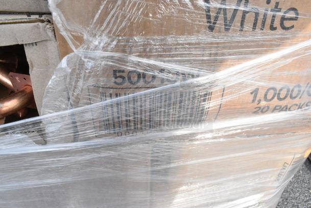 18 BRAND NEW! Boxes Including 50010W Choice 10 oz. White Poly Paper Hot Cup - 1000/Case, 8J8 Dart Foam Cup, 500TW7 Choice 7 oz. Translucent Thin Wall Plastic Cold Cup - 2500/Case, 50012W Choice Paper Hot Cup, 486WB9NEONW Choice 9" Neon Extra Wide Pointed Wrapped Boba Straw. 18 Times Your Bid! - Image 2 of 11