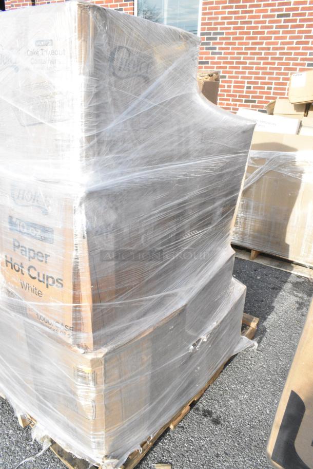 18 BRAND NEW! Boxes Including 50010W Choice 10 oz. White Poly Paper Hot Cup - 1000/Case, 8J8 Dart Foam Cup, 500TW7 Choice 7 oz. Translucent Thin Wall Plastic Cold Cup - 2500/Case, 50012W Choice Paper Hot Cup, 486WB9NEONW Choice 9" Neon Extra Wide Pointed Wrapped Boba Straw. 18 Times Your Bid! - Image 6 of 11