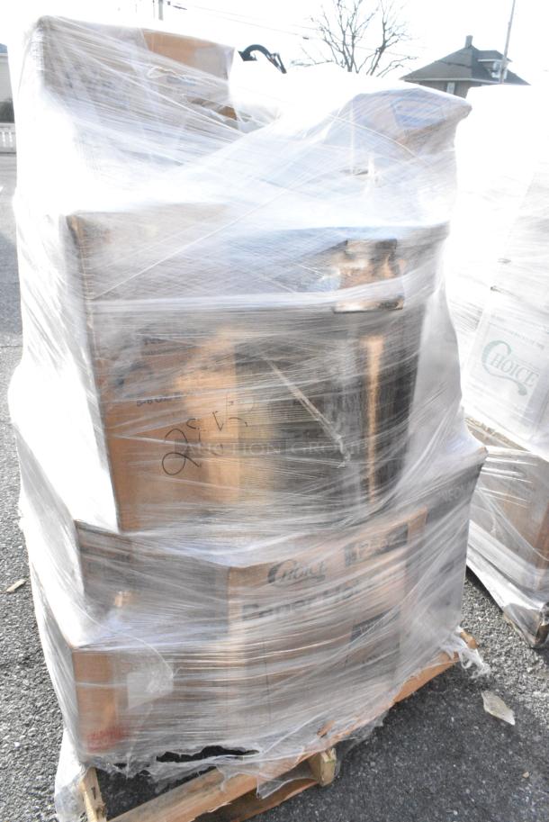 18 BRAND NEW! Boxes Including 50010W Choice 10 oz. White Poly Paper Hot Cup - 1000/Case, 8J8 Dart Foam Cup, 500TW7 Choice 7 oz. Translucent Thin Wall Plastic Cold Cup - 2500/Case, 50012W Choice Paper Hot Cup, 486WB9NEONW Choice 9" Neon Extra Wide Pointed Wrapped Boba Straw. 18 Times Your Bid! - Image 7 of 11