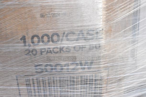 18 BRAND NEW! Boxes Including 50010W Choice 10 oz. White Poly Paper Hot Cup - 1000/Case, 8J8 Dart Foam Cup, 500TW7 Choice 7 oz. Translucent Thin Wall Plastic Cold Cup - 2500/Case, 50012W Choice Paper Hot Cup, 486WB9NEONW Choice 9" Neon Extra Wide Pointed Wrapped Boba Straw. 18 Times Your Bid! - Image 9 of 11