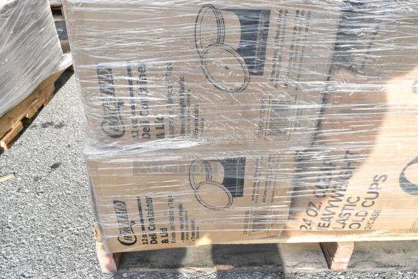 30 BRAND NEW! Boxes Including 3 Box CH12DEF Dart ClearPac SafeSeal 12 oz. Tamper-Resistant, Tamper-Evident Hinged Container with Flat Lid - 200/Case, 2 Box 128HD12COMBO Choice Heavy Duty 12 oz. Microwavable Translucent Plastic Deli Container and Lid Combo Pack - 240/Case, 5002TP3X448P Lavex Premium 3 1/2" x 4 1/2" Individually Wrapped 2-Ply Standard 500 Sheet Toilet Paper Roll - 48/Case, 130BKSPOONH Choice Black Heavy Weight Polystyrene Plastic Teaspoon - 1000/Case, 2 Box 130BKSPOONH Choice Black Heavy Weight Polystyrene Plastic Teaspoon - 1000/Case, 500CC16HD 16 oz. Plastic Cold Cup - 1000/Case. 30 Times Your Bid! - Image 4 of 18