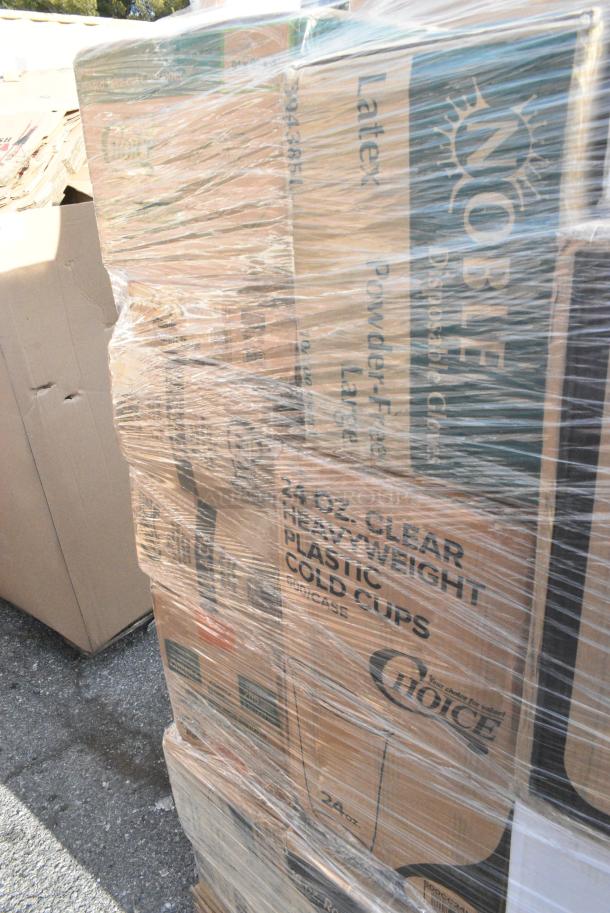 30 BRAND NEW! Boxes Including 3 Box CH12DEF Dart ClearPac SafeSeal 12 oz. Tamper-Resistant, Tamper-Evident Hinged Container with Flat Lid - 200/Case, 2 Box 128HD12COMBO Choice Heavy Duty 12 oz. Microwavable Translucent Plastic Deli Container and Lid Combo Pack - 240/Case, 5002TP3X448P Lavex Premium 3 1/2" x 4 1/2" Individually Wrapped 2-Ply Standard 500 Sheet Toilet Paper Roll - 48/Case, 130BKSPOONH Choice Black Heavy Weight Polystyrene Plastic Teaspoon - 1000/Case, 2 Box 130BKSPOONH Choice Black Heavy Weight Polystyrene Plastic Teaspoon - 1000/Case, 500CC16HD 16 oz. Plastic Cold Cup - 1000/Case. 30 Times Your Bid! - Image 7 of 18