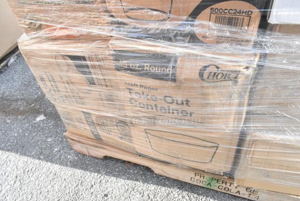 30 BRAND NEW! Boxes Including 3 Box CH12DEF Dart ClearPac SafeSeal 12 oz. Tamper-Resistant, Tamper-Evident Hinged Container with Flat Lid - 200/Case, 2 Box 128HD12COMBO Choice Heavy Duty 12 oz. Microwavable Translucent Plastic Deli Container and Lid Combo Pack - 240/Case, 5002TP3X448P Lavex Premium 3 1/2" x 4 1/2" Individually Wrapped 2-Ply Standard 500 Sheet Toilet Paper Roll - 48/Case, 130BKSPOONH Choice Black Heavy Weight Polystyrene Plastic Teaspoon - 1000/Case, 2 Box 130BKSPOONH Choice Black Heavy Weight Polystyrene Plastic Teaspoon - 1000/Case, 500CC16HD 16 oz. Plastic Cold Cup - 1000/Case. 30 Times Your Bid! - Image 8 of 18