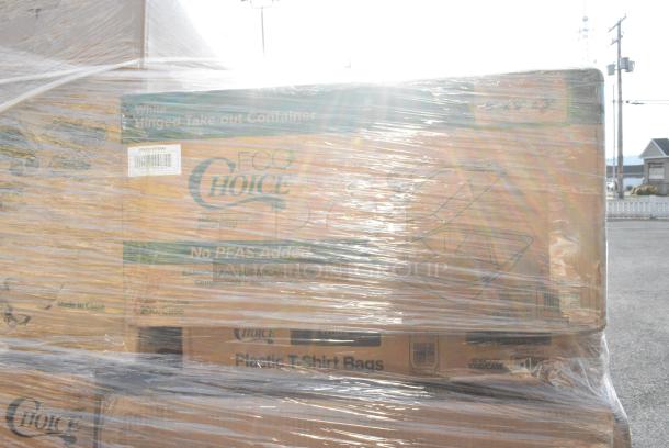 30 BRAND NEW! Boxes Including 3 Box CH12DEF Dart ClearPac SafeSeal 12 oz. Tamper-Resistant, Tamper-Evident Hinged Container with Flat Lid - 200/Case, 2 Box 128HD12COMBO Choice Heavy Duty 12 oz. Microwavable Translucent Plastic Deli Container and Lid Combo Pack - 240/Case, 5002TP3X448P Lavex Premium 3 1/2" x 4 1/2" Individually Wrapped 2-Ply Standard 500 Sheet Toilet Paper Roll - 48/Case, 130BKSPOONH Choice Black Heavy Weight Polystyrene Plastic Teaspoon - 1000/Case, 2 Box 130BKSPOONH Choice Black Heavy Weight Polystyrene Plastic Teaspoon - 1000/Case, 500CC16HD 16 oz. Plastic Cold Cup - 1000/Case. 30 Times Your Bid! - Image 10 of 18