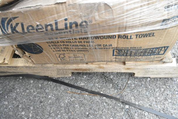 15 BRAND NEW! Boxes Including 553CGR13RTD Acopa 13" Round Brunet Rattan Charger Plate - 12/Pack, 304GRY130 Acopa Apollo 28 oz. Matte Grey and Black Melamine Bowl - 12/Pack, Hardwound Roll Towels, Choice Wide Mouth Squeeze Bottles, 109CARTBUSBK Choice Black Utility / Bussing Cart with Three Shelves - 32" x 16", 303SPH3WH Tuxton BWQ-034 3 1/2" White China Sugar Packet Holder / Caddy - 12/Case. 15 Times Your Bid! - Image 8 of 12