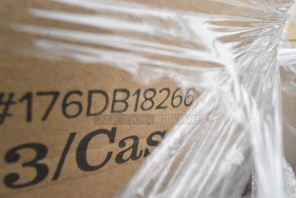 8 BRAND NEW! Boxes Including 176DB18266 Baker's Lane 18" x 26" x 6" White Heavy-Duty Polypropylene Dough Proofing Box, 553FLCADDY4 Acopa Four Glass Black Metal Flight Carrier - 12/Case, 3 Box Libman Lobby Broom and Dust Pan. 8 Times Your Bid! - Image 2 of 10