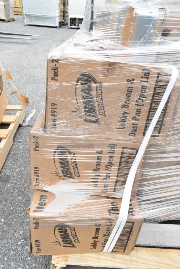 8 BRAND NEW! Boxes Including 176DB18266 Baker's Lane 18" x 26" x 6" White Heavy-Duty Polypropylene Dough Proofing Box, 553FLCADDY4 Acopa Four Glass Black Metal Flight Carrier - 12/Case, 3 Box Libman Lobby Broom and Dust Pan. 8 Times Your Bid! - Image 5 of 10