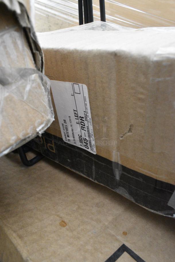 8 BRAND NEW! Boxes Including 176DB18266 Baker's Lane 18" x 26" x 6" White Heavy-Duty Polypropylene Dough Proofing Box, 553FLCADDY4 Acopa Four Glass Black Metal Flight Carrier - 12/Case, 3 Box Libman Lobby Broom and Dust Pan. 8 Times Your Bid! - Image 10 of 10