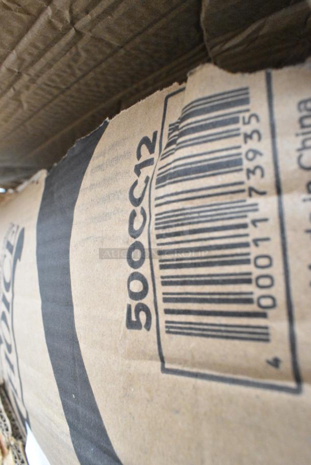 15 BRAND NEW! Boxes Including Y16T Dart Galaxy Tall Plastic Cold Cup, 330B190053W Elite Global Solutions B190053-W Monet 5 1/4" White Raised Rim Melamine Plate - 6/Case, 61252L Choice 7" Round Foil-Laminated Board Lid - 500/Case, 2 Box 500CC12 Choice Clear PET Customizable Plastic Cold Cup - 12 oz. - 1000/Case. 15 Times Your Bid! - Image 10 of 13