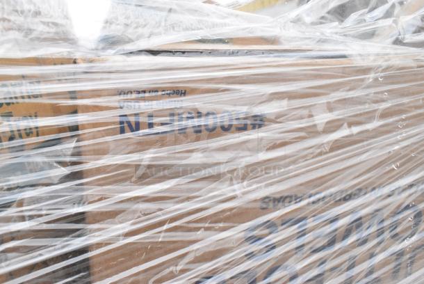 25 BRAND NEW! Boxes Including 127RD16BULK Choice 16 oz. Customizable Microwavable Translucent Round Deli Container - 500/Case, 2 Box 433CARTRAY2L 2 CUP CARRIER WITH TRAY 100/CS, 795PTOWHT1 White Microwavable Folded Paper #1 Take-Out Container, 347RPBD6WHSV PLATE 6" WH/SLV BAND 150 SILVER VISIONS, 129MCR24B Choice 24 oz. Black Round Microwavable Heavy Weight Container with Lid 7 1/4" - 150/Case, 346BKFSNSPM Choice Medium Weight Black Wrapped Polypropylene Plastic Cutlery Set with Napkin and Salt and Pepper Packets - 250/Case, 395TO993 EcoChoice 9" x 9" x 3" Compostable Sugarcane / Bagasse 3 Compartment Takeout Container - 200/Case, 347RPBD6WHSV Visions 6" White Plastic Plate with Silver Bands - 150/Case. 25 Times Your Bid! - Image 3 of 19