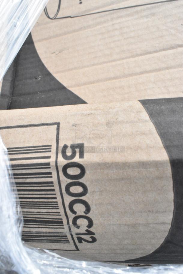 12 BRAND NEW! Boxes Including 346WKFSNSPM Choice White Medium Weight Wrapped Polypropylene Plastic Cutlery Pack with Napkin and Salt / Pepper Packets - 250/Case, 182RRF24 Plastic 18" x 24" Food Bag On A Roll - 250/Box, 500CC12 Choice Clear PET Customizable Plastic Cold Cup - 12 oz. - 1000/Case. 12 Times Your Bid! - Image 6 of 10