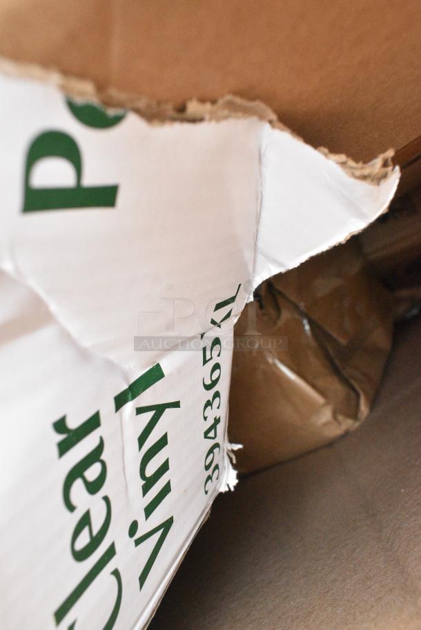 20 BRAND NEW! Boxes Including 2 Box Fineline 15346L-FL Super Bowl Plus Clear Flat PET Plastic Lid for 32 Wide, 48 Wide, and 64 oz. Square Bowls - 150/Case, 795PLAKFT2 EcoChoice Kraft PLA Lined Compostable #2 Take-Out Container 7 3/4" x 5 1/2" x 1 7/8" - 200/Case, 50010C Choice 10 oz. Coffee Print Poly Paper Hot Cup - 1000/Case, 460EG2472 Regency 24" x 72" NSF Green Epoxy Wire Shelf. 20 Times Your Bid! - Image 3 of 12