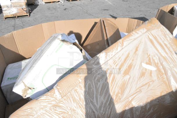 20 BRAND NEW! Boxes Including 347BP9BK Choice 9" Black Plastic Plate - 500/Case, 5002DNAP Choice White 2-Ply Dinner Napkin 17" x 15" - 3000/Case, 130BKFORKX Choice Black Extra Heavy Weight Polystyrene Plastic Fork - 1000/Case, 127P325C Choice 3.25 oz. Clear Plastic Souffle Cup / Portion Cup - 2500/Case, 500TW5 Choice 5 oz. Translucent Thin Wall Plastic Cold Cup - 2500/Case. 20 Times Your Bid! - Image 2 of 11