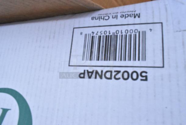 20 BRAND NEW! Boxes Including 347BP9BK Choice 9" Black Plastic Plate - 500/Case, 5002DNAP Choice White 2-Ply Dinner Napkin 17" x 15" - 3000/Case, 130BKFORKX Choice Black Extra Heavy Weight Polystyrene Plastic Fork - 1000/Case, 127P325C Choice 3.25 oz. Clear Plastic Souffle Cup / Portion Cup - 2500/Case, 500TW5 Choice 5 oz. Translucent Thin Wall Plastic Cold Cup - 2500/Case. 20 Times Your Bid! - Image 6 of 11