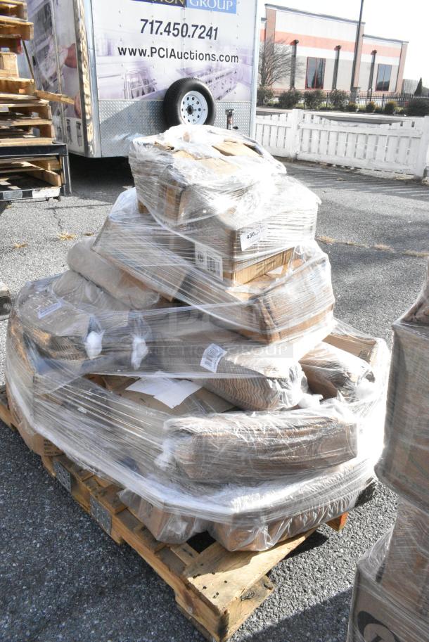 15 BRAND NEW! Boxes Including 999PTOKFT1 Choice Kraft Microwavable Folded Paper #1 Take-Out Container 4 3/8" x 3 1/2" x 2 1/2" - 50/Pack, 190HCM60FB Aluminum Flat Beater for 60 Qt. Mixer Bowls, UPR6GE American Metalcraft Unity 6" Melamine Graphite Plate. 15 Times Your Bid! - Image 1 of 11