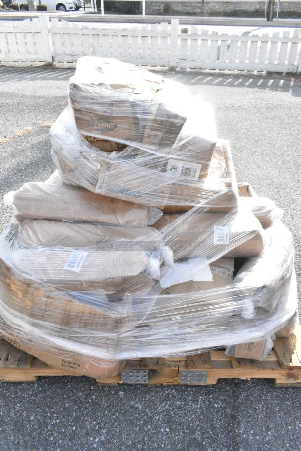 15 BRAND NEW! Boxes Including 999PTOKFT1 Choice Kraft Microwavable Folded Paper #1 Take-Out Container 4 3/8" x 3 1/2" x 2 1/2" - 50/Pack, 190HCM60FB Aluminum Flat Beater for 60 Qt. Mixer Bowls, UPR6GE American Metalcraft Unity 6" Melamine Graphite Plate. 15 Times Your Bid! - Image 2 of 11