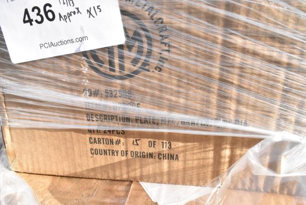 15 BRAND NEW! Boxes Including 999PTOKFT1 Choice Kraft Microwavable Folded Paper #1 Take-Out Container 4 3/8" x 3 1/2" x 2 1/2" - 50/Pack, 190HCM60FB Aluminum Flat Beater for 60 Qt. Mixer Bowls, UPR6GE American Metalcraft Unity 6" Melamine Graphite Plate. 15 Times Your Bid! - Image 8 of 11