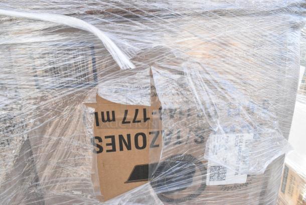 30 BRAND NEW! Boxes Including 130BKFORKH Choice Black Heavy Weight Polystyrene Plastic Fork - 1000/Case, 760V32KR Carnival King Kraft 32 oz. Popcorn Cup - 500/Case, 395RP09 EcoChoice No PFAS Added Bamboo / Bagasse Blend 9" Plate - 500/Case, 395TO881PF EcoChoice 8" x 8" x 3" No PFAS Added Natural Bagasse Blend Take-Out Container - 200/Case, 2 Box 433NHT101 TSHIRT BAGS, 128HD8COMBO Choice Heavy Duty 8 oz. Microwavable Translucent Plastic Deli Container and Lid Combo Pack - 240/Case, 500CC12 Choice Clear PET Customizable Plastic Cold Cup - 12 oz. - 1000/Case. 30 Times Your Bid! - Image 14 of 16