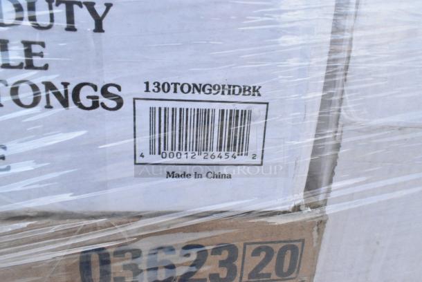 30 BRAND NEW! Boxes Including 127PL400 Choice PET Plastic Lid for 3.25 to 5.5 oz. Souffle Cup / Portion Cup - 2500/Case, 433SLINERBL Baker's Lane 16" x 24" Full Size Silicone Coated Parchment Paper Bun / Sheet Pan Liner Sheet - 1000/Case, 130TONG9HDBK Visions 9" Individually Wrapped Extra Heavy-Duty Black Disposable Polypropylene Tongs - 24/Case, 129MCR32B Choice 32 oz. Black Round Microwavable Heavy Weight Container with Lid 7 1/4" - 150/Case, 4 Box 105GC70002 Choice 2 Part Green and White Carbonless Guest Check Book - 50/Case, 5002TPJ Lavex 2-Ply 1000' Universal Jumbo Toilet Paper Roll with 8 1/2" Diameter - 12/Case, 129MCR32B Choice 32 oz. Black Round Microwavable Heavy Weight Container with Lid 7 1/4" - 150/Case, 394345L Noble NexGen Powder-Free Disposable Black Hybrid 3 Mil Thick Gloves - Large - 1000/Case, 347RP10WHSLV Visions 10" White Plastic Plate with Silver Lattice Design - 120/Case. 30 Times Your Bid! - Image 8 of 20