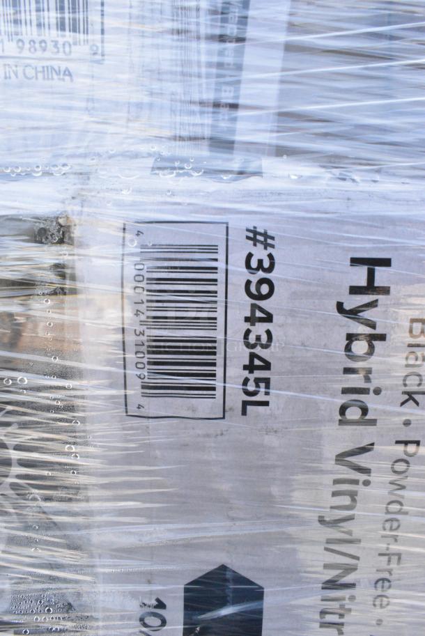 30 BRAND NEW! Boxes Including 127PL400 Choice PET Plastic Lid for 3.25 to 5.5 oz. Souffle Cup / Portion Cup - 2500/Case, 433SLINERBL Baker's Lane 16" x 24" Full Size Silicone Coated Parchment Paper Bun / Sheet Pan Liner Sheet - 1000/Case, 130TONG9HDBK Visions 9" Individually Wrapped Extra Heavy-Duty Black Disposable Polypropylene Tongs - 24/Case, 129MCR32B Choice 32 oz. Black Round Microwavable Heavy Weight Container with Lid 7 1/4" - 150/Case, 4 Box 105GC70002 Choice 2 Part Green and White Carbonless Guest Check Book - 50/Case, 5002TPJ Lavex 2-Ply 1000' Universal Jumbo Toilet Paper Roll with 8 1/2" Diameter - 12/Case, 129MCR32B Choice 32 oz. Black Round Microwavable Heavy Weight Container with Lid 7 1/4" - 150/Case, 394345L Noble NexGen Powder-Free Disposable Black Hybrid 3 Mil Thick Gloves - Large - 1000/Case, 347RP10WHSLV Visions 10" White Plastic Plate with Silver Lattice Design - 120/Case. 30 Times Your Bid! - Image 18 of 20
