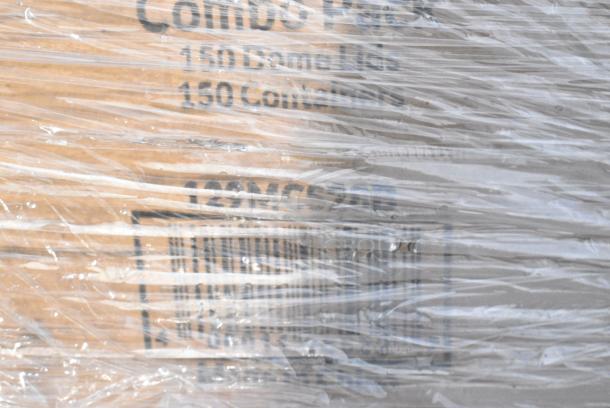 20 BRAND NEW! Boxes Including 164CCROSSFR FRAME CHAIR MTL CROSSBACK BLACK, AS OR KD, 129MCS28B Choice 28 oz. Black Rectangular Microwavable Heavy Weight Container with Lid 8 3/4" x 6 1/4" x 1 3/4" - 150/Case, Solo 412SIN-0041 Bistro Print 12 oz. Poly Paper Hot Cup - 1000/Case. 20 Times Your Bid! - Image 6 of 9