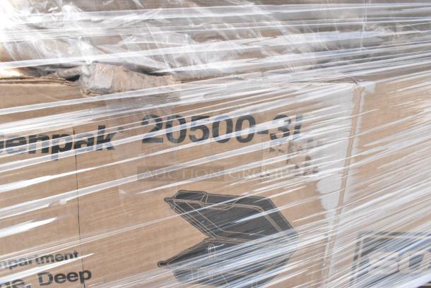 20 BRAND NEW! Boxes Including 164CCROSSFR FRAME CHAIR MTL CROSSBACK BLACK, AS OR KD, 129MCS28B Choice 28 oz. Black Rectangular Microwavable Heavy Weight Container with Lid 8 3/4" x 6 1/4" x 1 3/4" - 150/Case, Solo 412SIN-0041 Bistro Print 12 oz. Poly Paper Hot Cup - 1000/Case. 20 Times Your Bid! - Image 7 of 9