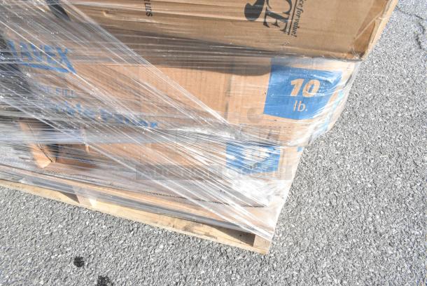 20 BRAND NEW! Boxes Including 164CCROSSFR FRAME CHAIR MTL CROSSBACK BLACK, AS OR KD, 129MCS28B Choice 28 oz. Black Rectangular Microwavable Heavy Weight Container with Lid 8 3/4" x 6 1/4" x 1 3/4" - 150/Case, Solo 412SIN-0041 Bistro Print 12 oz. Poly Paper Hot Cup - 1000/Case. 20 Times Your Bid! - Image 8 of 9