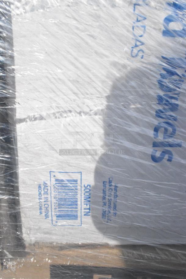 20 BRAND NEW! Boxes Including 500CC12 Choice Clear PET Customizable Plastic Cold Cup - 12 oz. - 1000/Case, 612509HD Choice 9" Round Heavy Weight Foil Take-Out Pan - 500/Case, 5002TPJ Lavex 2-Ply 720' Universal Jumbo Toilet Paper Roll with 9" Diameter - 12/Case, 612FS7800 Choice Full Size Foil Steam Table Pan Medium 2 3/16" Depth - 50/Case, 500MFTN Lavex Natural Brown Kraft M-Fold (Multifold) Towel - 4000/Case, 128HD12COMBO Choice Heavy Duty 12 oz. Microwavable Translucent Plastic Deli Container and Lid Combo Pack - 240/Case, 4 Box 129MCS38B Choice 38 oz. Black Rectangular Microwavable Heavy Weight Container with Lid 8 3/4" x 6 1/4" x 2" - 150/Case. 20 Times Your Bid! - Image 9 of 17