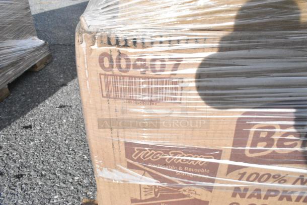 20 BRAND NEW! Boxes Including 500CC12 Choice Clear PET Customizable Plastic Cold Cup - 12 oz. - 1000/Case, 612509HD Choice 9" Round Heavy Weight Foil Take-Out Pan - 500/Case, 5002TPJ Lavex 2-Ply 720' Universal Jumbo Toilet Paper Roll with 9" Diameter - 12/Case, 612FS7800 Choice Full Size Foil Steam Table Pan Medium 2 3/16" Depth - 50/Case, 500MFTN Lavex Natural Brown Kraft M-Fold (Multifold) Towel - 4000/Case, 128HD12COMBO Choice Heavy Duty 12 oz. Microwavable Translucent Plastic Deli Container and Lid Combo Pack - 240/Case, 4 Box 129MCS38B Choice 38 oz. Black Rectangular Microwavable Heavy Weight Container with Lid 8 3/4" x 6 1/4" x 2" - 150/Case. 20 Times Your Bid! - Image 11 of 17