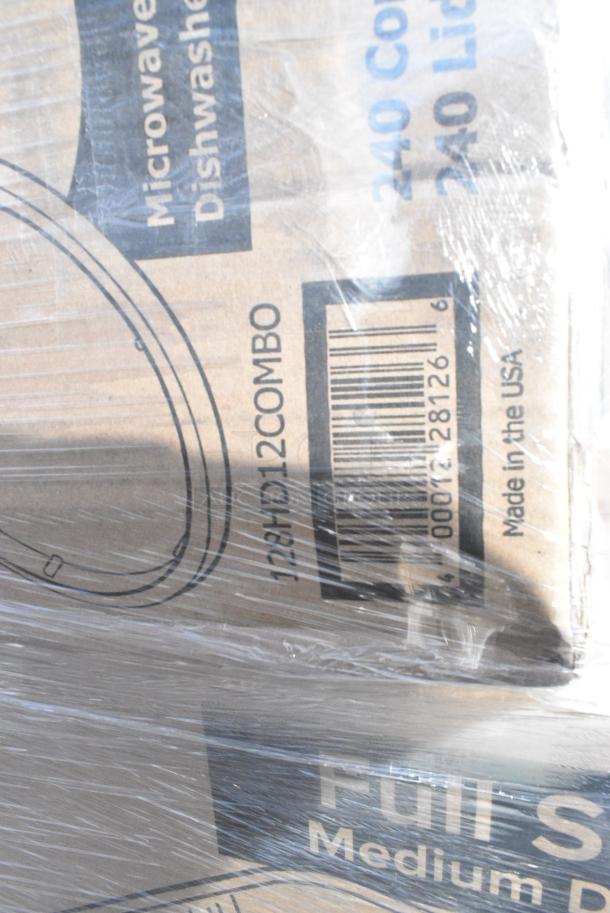 20 BRAND NEW! Boxes Including 500CC12 Choice Clear PET Customizable Plastic Cold Cup - 12 oz. - 1000/Case, 612509HD Choice 9" Round Heavy Weight Foil Take-Out Pan - 500/Case, 5002TPJ Lavex 2-Ply 720' Universal Jumbo Toilet Paper Roll with 9" Diameter - 12/Case, 612FS7800 Choice Full Size Foil Steam Table Pan Medium 2 3/16" Depth - 50/Case, 500MFTN Lavex Natural Brown Kraft M-Fold (Multifold) Towel - 4000/Case, 128HD12COMBO Choice Heavy Duty 12 oz. Microwavable Translucent Plastic Deli Container and Lid Combo Pack - 240/Case, 4 Box 129MCS38B Choice 38 oz. Black Rectangular Microwavable Heavy Weight Container with Lid 8 3/4" x 6 1/4" x 2" - 150/Case. 20 Times Your Bid! - Image 12 of 17