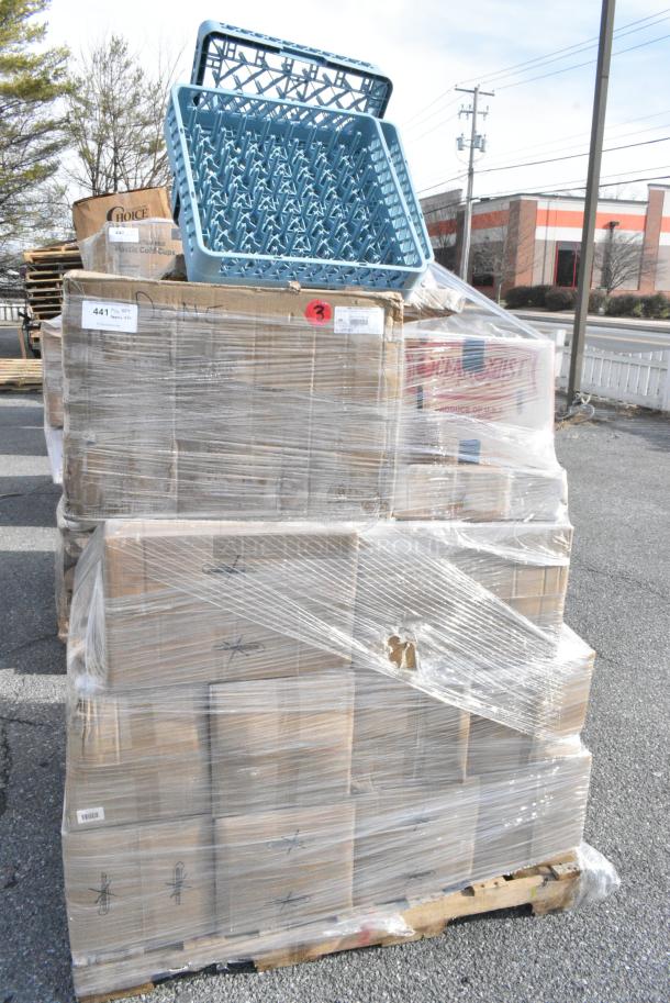 20 BRAND NEW! Boxes Including 8 Box 55410X10ROLL Backyard Pro Courtyard Series Black 10' x 10' Canopy Roller Bag, BM176DBBL18263 BOX PROOF 18X26X3 PP,BAKERS MARK,BLUE, 176DB18263BL Baker's Lane 18" x 26" x 3" Blue Heavy-Duty Polypropylene Dough Proofing Box, 600SCSS2424 Regency 18 Gauge Stainless Steel Sink Cover for 24" x 24" Bowls. 20 Times Your Bid! - Image 1 of 13