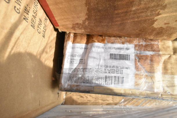 20 BRAND NEW! Boxes Including 8 Box 55410X10ROLL Backyard Pro Courtyard Series Black 10' x 10' Canopy Roller Bag, BM176DBBL18263 BOX PROOF 18X26X3 PP,BAKERS MARK,BLUE, 176DB18263BL Baker's Lane 18" x 26" x 3" Blue Heavy-Duty Polypropylene Dough Proofing Box, 600SCSS2424 Regency 18 Gauge Stainless Steel Sink Cover for 24" x 24" Bowls. 20 Times Your Bid! - Image 8 of 13