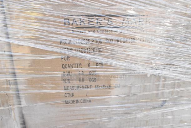 20 BRAND NEW! Boxes Including 8 Box 55410X10ROLL Backyard Pro Courtyard Series Black 10' x 10' Canopy Roller Bag, BM176DBBL18263 BOX PROOF 18X26X3 PP,BAKERS MARK,BLUE, 176DB18263BL Baker's Lane 18" x 26" x 3" Blue Heavy-Duty Polypropylene Dough Proofing Box, 600SCSS2424 Regency 18 Gauge Stainless Steel Sink Cover for 24" x 24" Bowls. 20 Times Your Bid! - Image 11 of 13