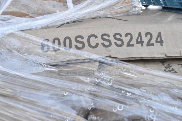 20 BRAND NEW! Boxes Including 8 Box 55410X10ROLL Backyard Pro Courtyard Series Black 10' x 10' Canopy Roller Bag, BM176DBBL18263 BOX PROOF 18X26X3 PP,BAKERS MARK,BLUE, 176DB18263BL Baker's Lane 18" x 26" x 3" Blue Heavy-Duty Polypropylene Dough Proofing Box, 600SCSS2424 Regency 18 Gauge Stainless Steel Sink Cover for 24" x 24" Bowls. 20 Times Your Bid! - Image 13 of 13