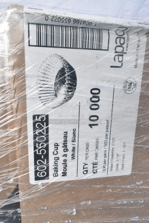 24 BRAND NEW! Boxes Including 2 Box 966TALLFLDB Choice White Tall-Fold 6" x 13" Dispenser Napkin - 8000/Case, 795PTOKFT3 Choice Kraft Microwavable Folded Paper #3 Take-Out Container 7 3/4" x 5 1/2" x 2 1/2" - 200/Case, 612P509S Choice 9" Clear Round Plastic Dome Lid - 500/Case, 130WBKFORKH Choice Black Heavy Weight Wrapped Polystyrene Plastic Fork - 1000/Case, 395TO993 EcoChoice 9" x 9" x 3" Compostable Sugarcane / Bagasse 3 Compartment Takeout Container - 200/Case, 612P509S Choice 9" Clear Round Plastic Dome Lid - 500/Case. 24 Times Your Bid! - Image 10 of 18