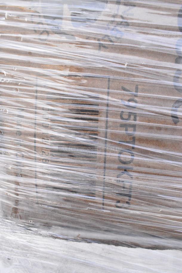 24 BRAND NEW! Boxes Including 2 Box 966TALLFLDB Choice White Tall-Fold 6" x 13" Dispenser Napkin - 8000/Case, 795PTOKFT3 Choice Kraft Microwavable Folded Paper #3 Take-Out Container 7 3/4" x 5 1/2" x 2 1/2" - 200/Case, 612P509S Choice 9" Clear Round Plastic Dome Lid - 500/Case, 130WBKFORKH Choice Black Heavy Weight Wrapped Polystyrene Plastic Fork - 1000/Case, 395TO993 EcoChoice 9" x 9" x 3" Compostable Sugarcane / Bagasse 3 Compartment Takeout Container - 200/Case, 612P509S Choice 9" Clear Round Plastic Dome Lid - 500/Case. 24 Times Your Bid! - Image 16 of 18