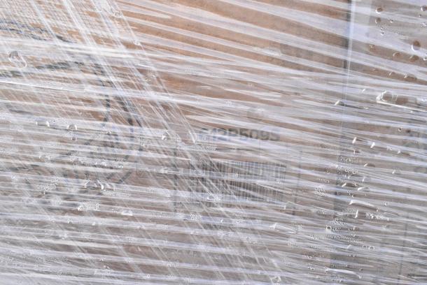 24 BRAND NEW! Boxes Including 2 Box 966TALLFLDB Choice White Tall-Fold 6" x 13" Dispenser Napkin - 8000/Case, 795PTOKFT3 Choice Kraft Microwavable Folded Paper #3 Take-Out Container 7 3/4" x 5 1/2" x 2 1/2" - 200/Case, 612P509S Choice 9" Clear Round Plastic Dome Lid - 500/Case, 130WBKFORKH Choice Black Heavy Weight Wrapped Polystyrene Plastic Fork - 1000/Case, 395TO993 EcoChoice 9" x 9" x 3" Compostable Sugarcane / Bagasse 3 Compartment Takeout Container - 200/Case, 612P509S Choice 9" Clear Round Plastic Dome Lid - 500/Case. 24 Times Your Bid! - Image 17 of 18