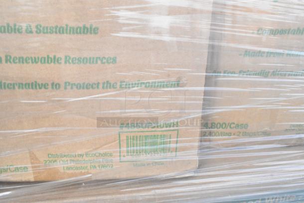 30 BRAND NEW! Boxes Including 485UPJ10WH EcoChoice 10" White Jumbo Unwrapped Paper Straw - 4800/Case, 105SP46 Choice 4" x 6" 1 Part White Scratch Pad - 100/Case, 50224338CL Lavex 15 Gallon 8 Micron 24" x 33" High Density Janitorial Can Liner / Trash Bag - 1000/Case, 186CVB812C Choice 8" x 12" Chamber Vacuum Packaging Pouches / Bags 3 Mil - 1000/Case, 500CC9 Choice 9 oz. Clear PET Customizable Plastic Squat Cold Cup - 1000/Case, 485UPJ10WH EcoChoice 10" White Jumbo Unwrapped Paper Straw - 4800/Case, 128HD12COMBO Choice Heavy Duty 12 oz. Microwavable Translucent Plastic Deli Container and Lid Combo Pack - 240/Case, 129MCS28B Choice 28 oz. Black Rectangular Microwavable Heavy Weight Container with Lid 8 3/4" x 6 1/4" x 1 3/4" - 150/Case. 30 Times Your Bid! - Image 6 of 18