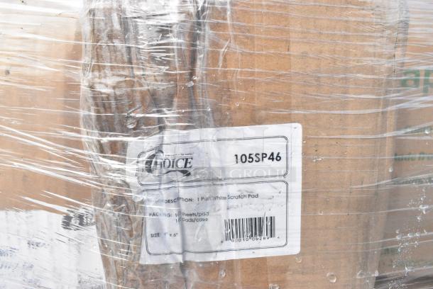 30 BRAND NEW! Boxes Including 485UPJ10WH EcoChoice 10" White Jumbo Unwrapped Paper Straw - 4800/Case, 105SP46 Choice 4" x 6" 1 Part White Scratch Pad - 100/Case, 50224338CL Lavex 15 Gallon 8 Micron 24" x 33" High Density Janitorial Can Liner / Trash Bag - 1000/Case, 186CVB812C Choice 8" x 12" Chamber Vacuum Packaging Pouches / Bags 3 Mil - 1000/Case, 500CC9 Choice 9 oz. Clear PET Customizable Plastic Squat Cold Cup - 1000/Case, 485UPJ10WH EcoChoice 10" White Jumbo Unwrapped Paper Straw - 4800/Case, 128HD12COMBO Choice Heavy Duty 12 oz. Microwavable Translucent Plastic Deli Container and Lid Combo Pack - 240/Case, 129MCS28B Choice 28 oz. Black Rectangular Microwavable Heavy Weight Container with Lid 8 3/4" x 6 1/4" x 1 3/4" - 150/Case. 30 Times Your Bid! - Image 7 of 18