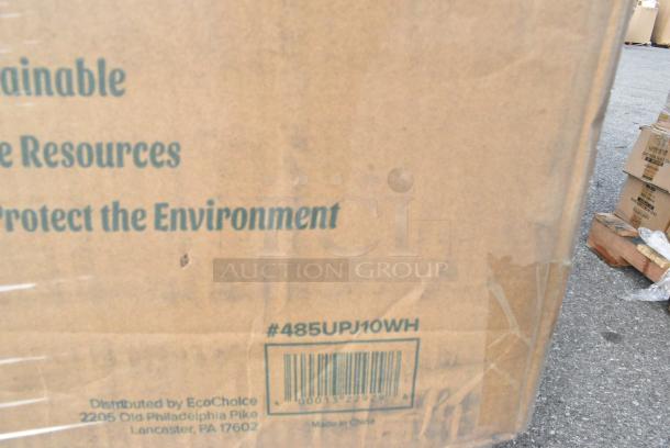 30 BRAND NEW! Boxes Including 485UPJ10WH EcoChoice 10" White Jumbo Unwrapped Paper Straw - 4800/Case, 105SP46 Choice 4" x 6" 1 Part White Scratch Pad - 100/Case, 50224338CL Lavex 15 Gallon 8 Micron 24" x 33" High Density Janitorial Can Liner / Trash Bag - 1000/Case, 186CVB812C Choice 8" x 12" Chamber Vacuum Packaging Pouches / Bags 3 Mil - 1000/Case, 500CC9 Choice 9 oz. Clear PET Customizable Plastic Squat Cold Cup - 1000/Case, 485UPJ10WH EcoChoice 10" White Jumbo Unwrapped Paper Straw - 4800/Case, 128HD12COMBO Choice Heavy Duty 12 oz. Microwavable Translucent Plastic Deli Container and Lid Combo Pack - 240/Case, 129MCS28B Choice 28 oz. Black Rectangular Microwavable Heavy Weight Container with Lid 8 3/4" x 6 1/4" x 1 3/4" - 150/Case. 30 Times Your Bid! - Image 12 of 18
